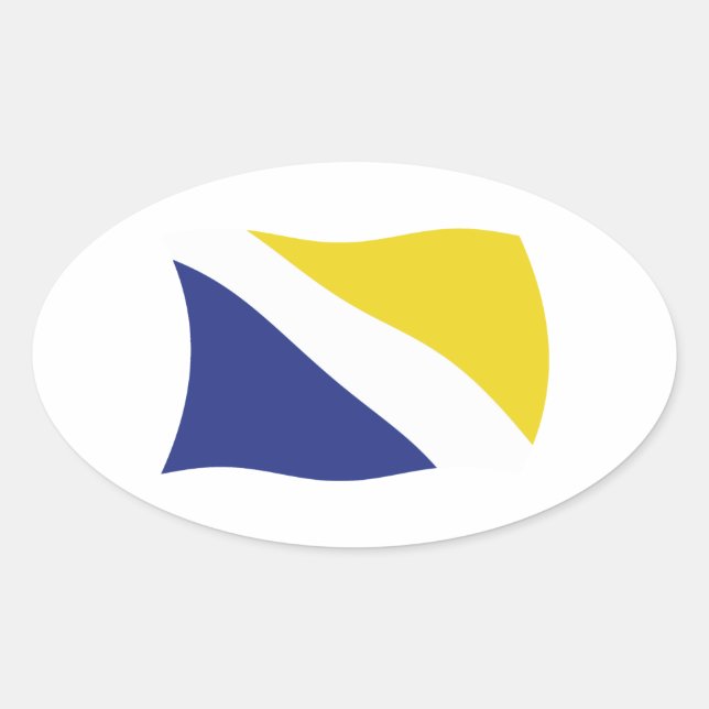 German Minority of Northern Schleswig Flag Sticker (Front)