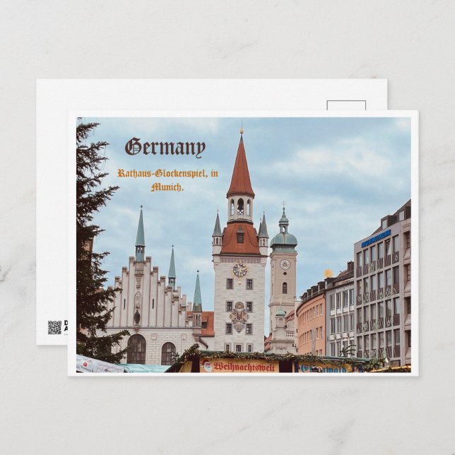 German Munich Postcard, Personable  Postcard (Front/Back)