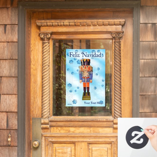 German Nutcracker - Feliz Navidad (Home Door)