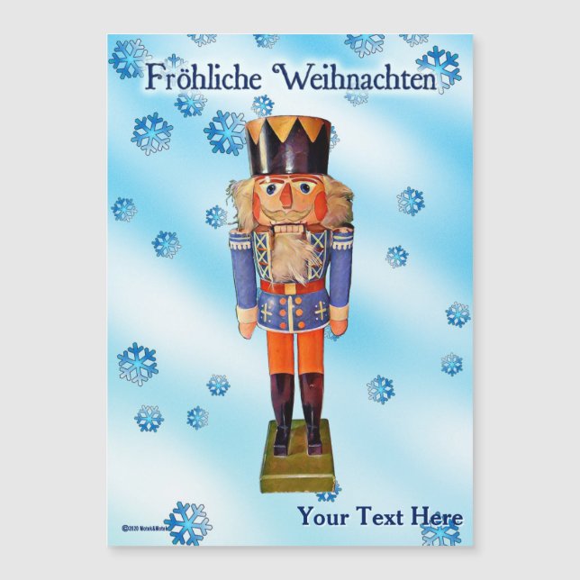 German Nutcracker - Fröhliche Weihnachten (Front)