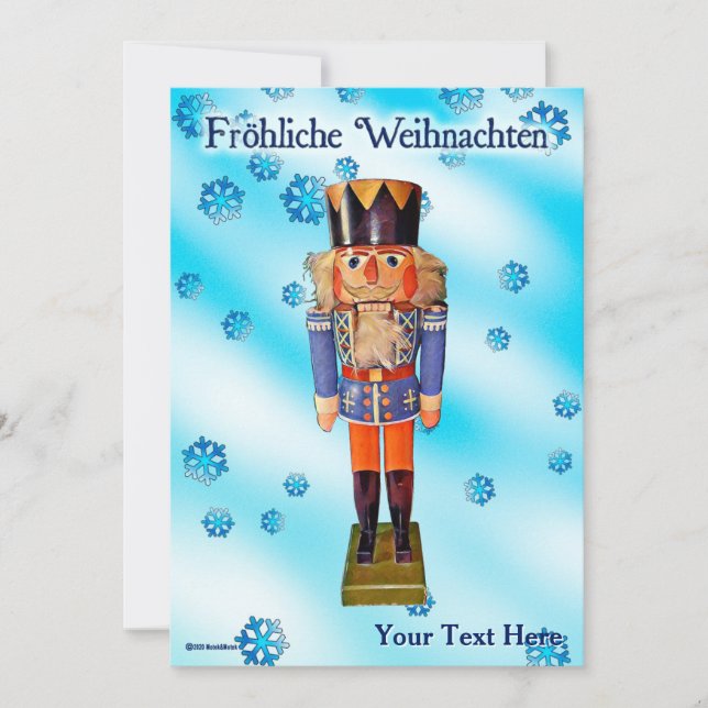German Nutcracker - Fröhliche Weihnachten (Front)
