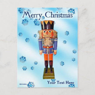 German Nutcracker - Merry Christmas Postcard
