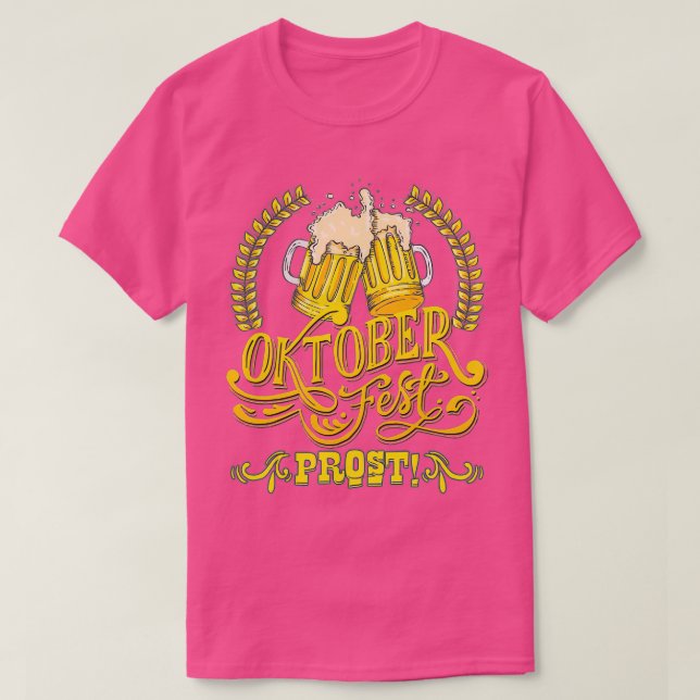 German Oktoberfest Beer Festival Drinking Celebrat T-Shirt (Design Front)