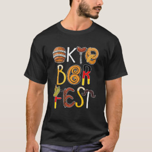 German Oktoberfest Funny Oktoberfest Costume Men O T-Shirt