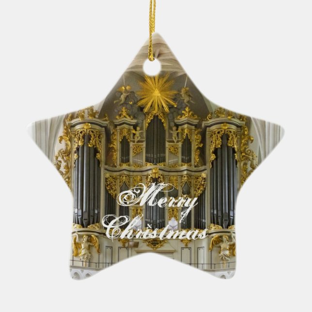 German organ Christmas ornament (Front)