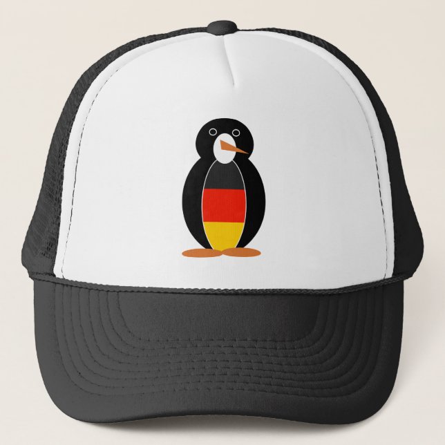 German Penguin -- Deutsch Pinguin Trucker Hat (Front)