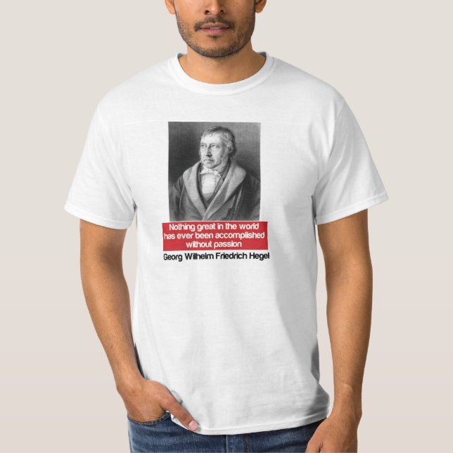 German philosopher Hegel T-Shirt (Front)