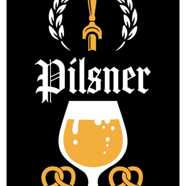 German Pilsner Beer Drinkers Tea Towel (Creator Uploaded)