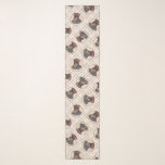 German Pinscher Painting Black Original Dog Art Scarf<br><div class="desc">This charming painting showcases a portrait of a German Pinscher with a black and tan or red coat and uncropeed or natural ears. Our speciality lies in crafting original artwork based on nature and animals. Whether for yourself or as a thoughtful gift for your dog-loving friends, this piece promises to...</div>