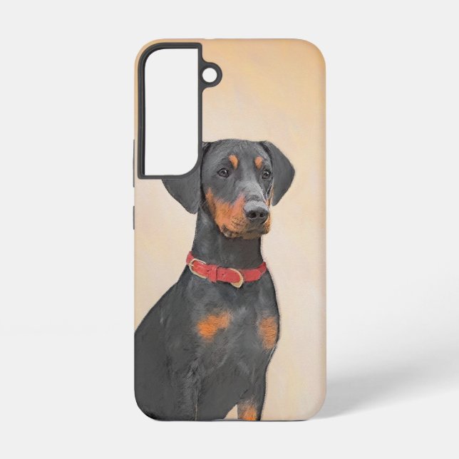 German Pinscher Painting Original Animal Art Samsung Galaxy S22 Case (Back)