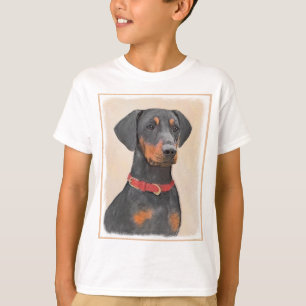 German Pinscher Painting Original Animal Art T-Shirt