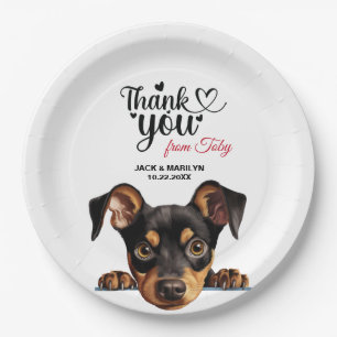 German Pinscher Paper Plate