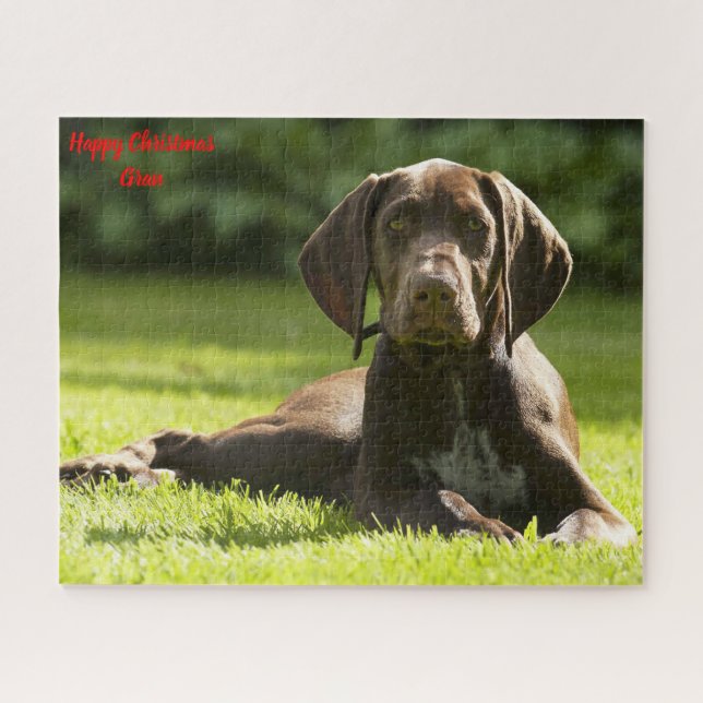 German Pointer Dog. Jigsaw Puzzle (Horizontal)