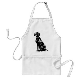German Pointer Silhouette Standard Apron