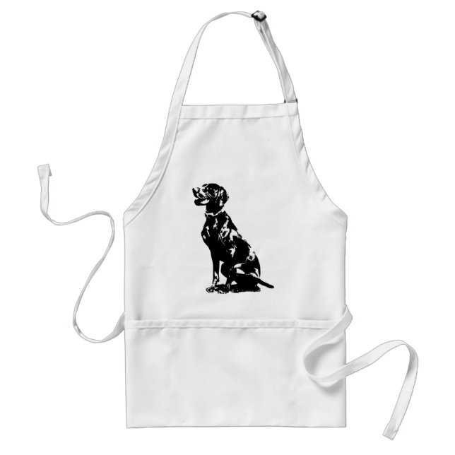 German Pointer Silhouette Standard Apron (Front)
