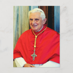 German Pope Benedict Invitation Postcard