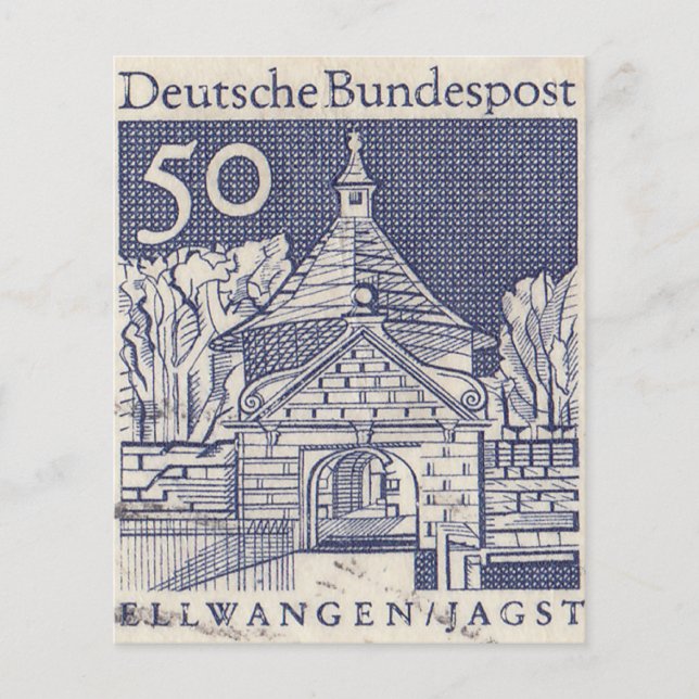 German postage stamp Bundespost (Front)
