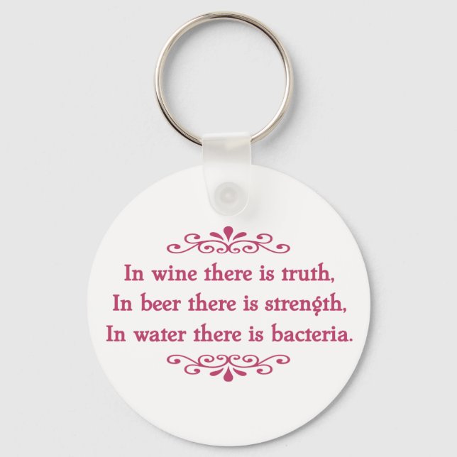 German Proverb -CF Key Ring (Front)