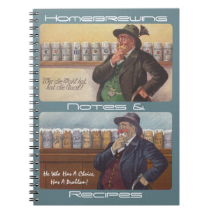 German Proverb Notebook Homebrewing Recipes Notes