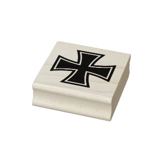 German republic black/white iron cross emblem rubber stamp