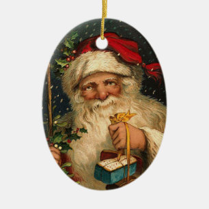 German Santa Christmas Ornament