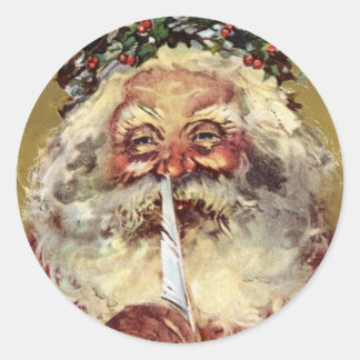 German Santa Stickers 2