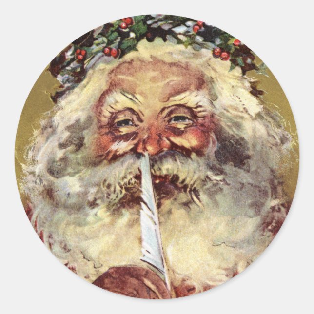 German Santa Stickers 2 (Front)