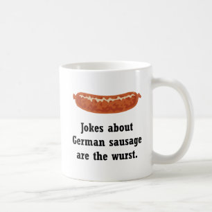 German Sausage Pun Coffee Mug