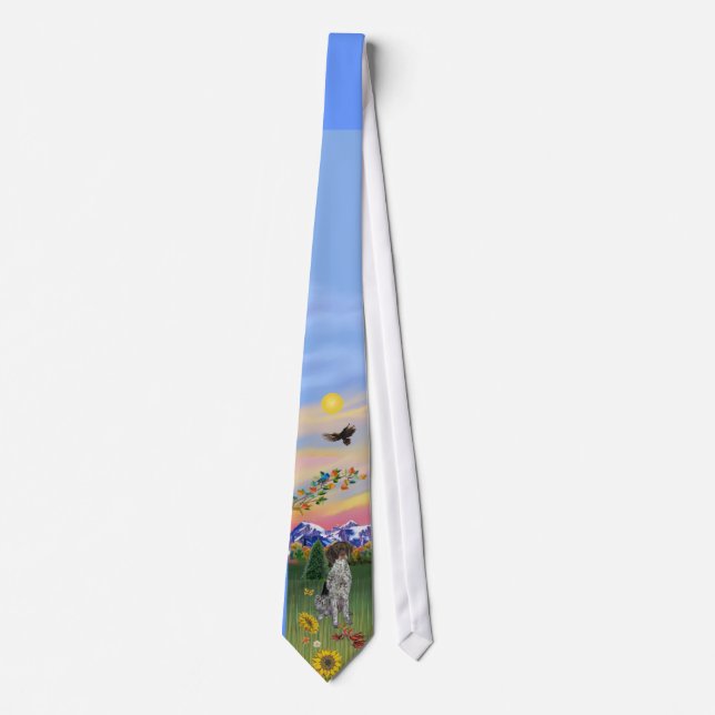 German SH Pointer - Mountain Country Tie (Front)