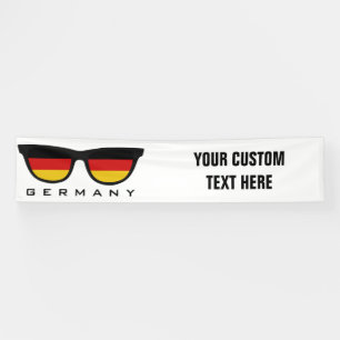 German Shades custom text & colour banner