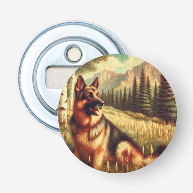 German Shepard Bottle Opener (Front)