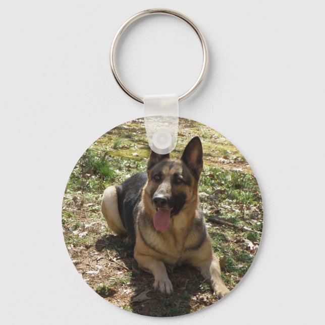 german shepard key ring (Front)