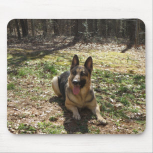 german shepard mouse pad