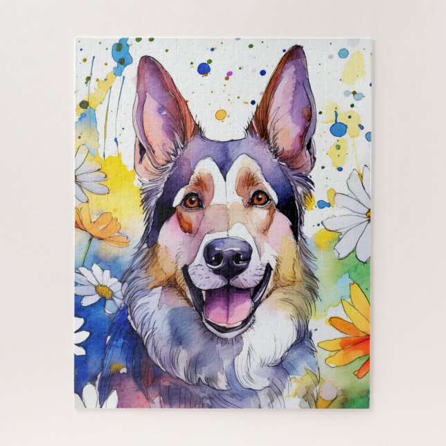 German Shepard Puzzle (Vertical)