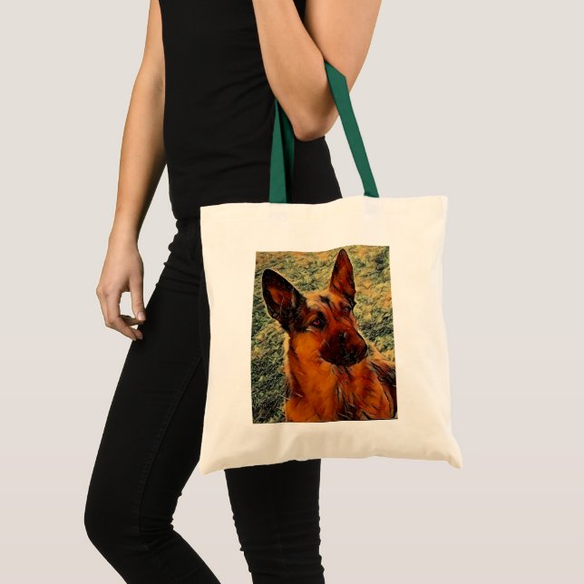 German Shepard Tote Bag (Front (Product))