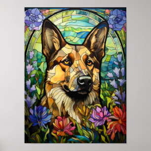 German Shephard Dog Poster