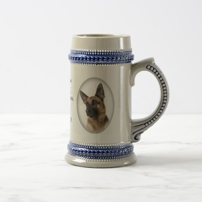 German Shepher Dad Stein (Right)