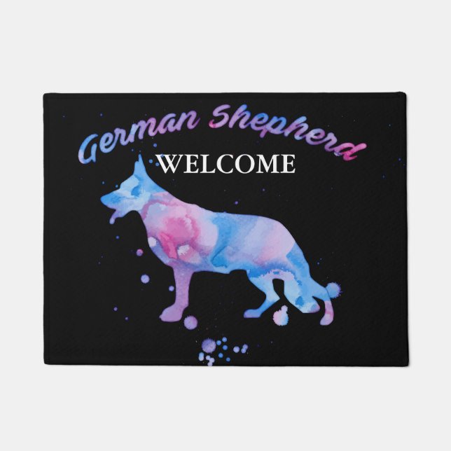 German Shepher Doormat (Front)