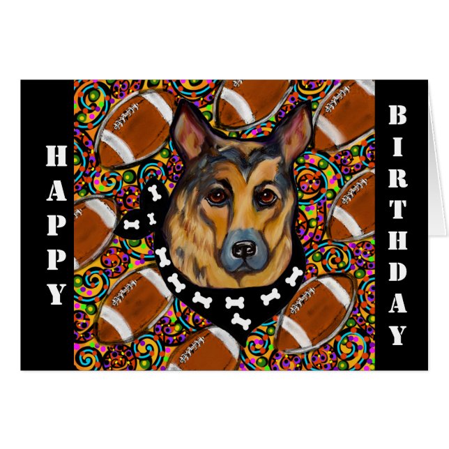 GERMAN SHEPHERD  (Front Horizontal)