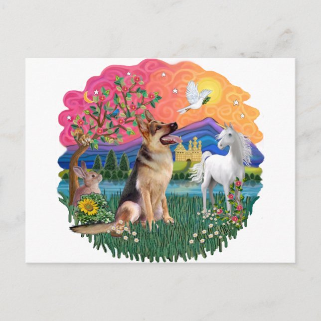 German Shepherd #1 Postcard (Front)