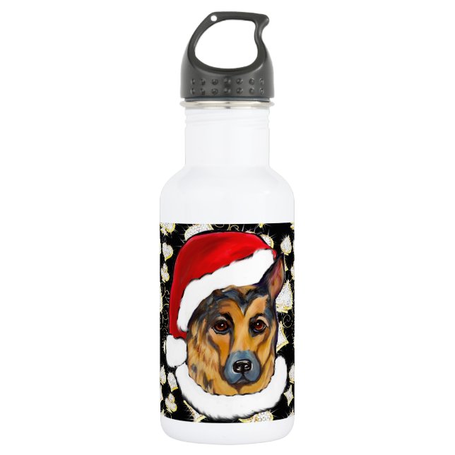 GERMAN SHEPHERD 532 ML WATER BOTTLE (Front)