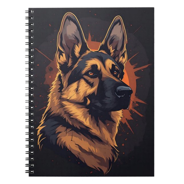 🐕 German Shepherd Accessories For Dog Lovers 🐕 Notebook (Front)