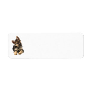 German Shepherd Address Label