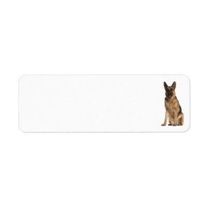 German Shepherd Address Label