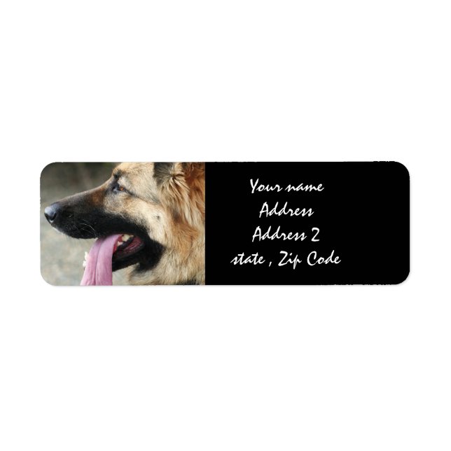 German Shepherd Address labels (Front)