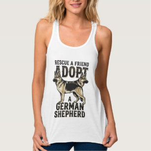 German Shepherd Adoption Vintage Rescue Dog Shirt