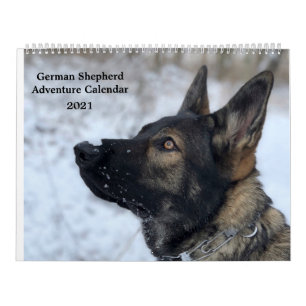 German Shepherd Adventure Calendar
