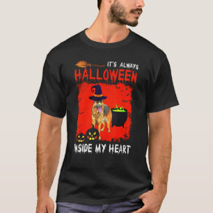 German Shepherd Always Halloween Inside My Heart T-Shirt
