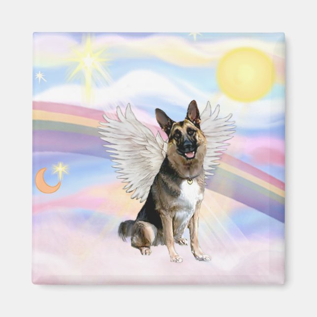German Shepherd Angel (3) Magnet (Front)