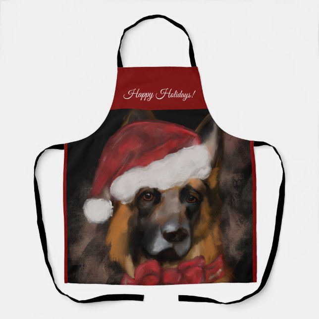 GERMAN SHEPHERD  APRON (Front)